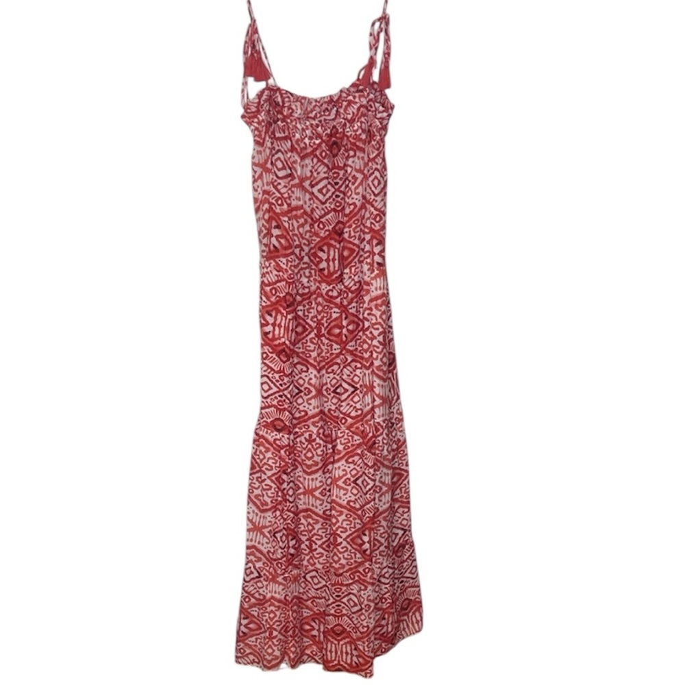 🆕 ALADORE Maxi Dress with tassel ties Size M